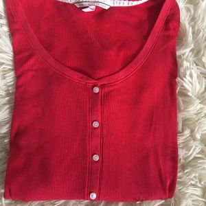 Victoria secret pajama Henley tee